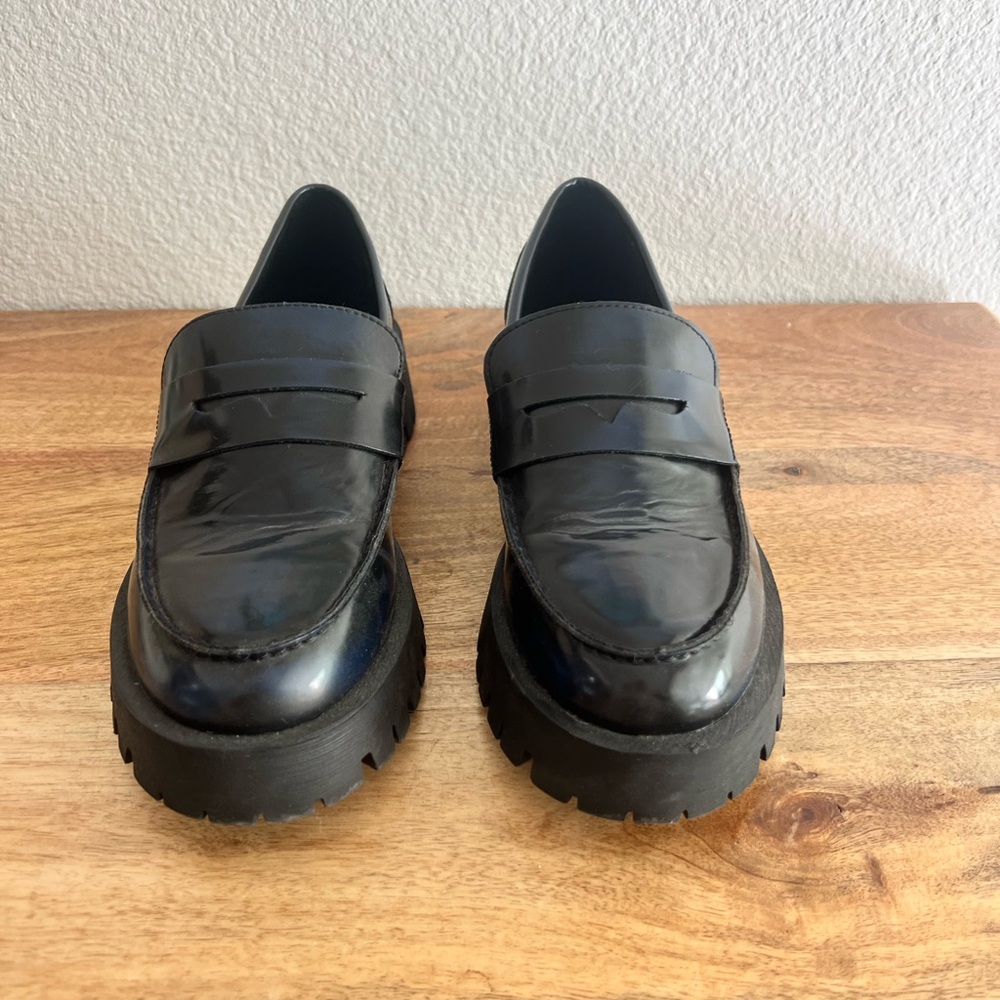 Steve Madden platform loafers - size 9